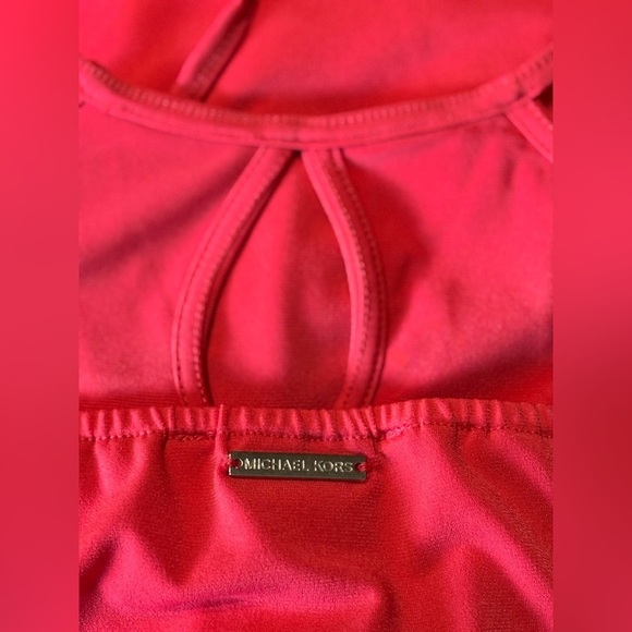 Michael Kors Women's Cold-Shoulder Keyhole Top Size Medium - Picture 8 of 9